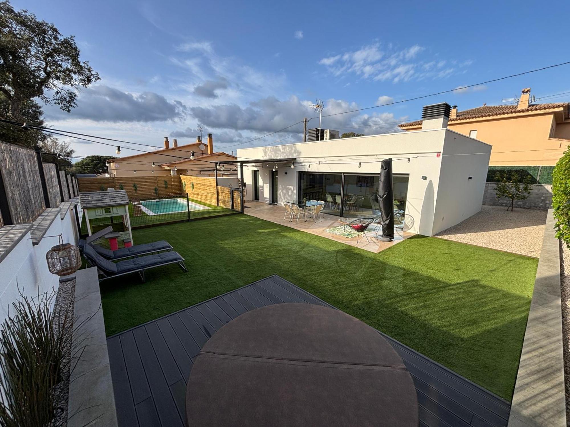 Espectacular Casa En Llagostera - Costa Brava, Con Piscina Buitenkant foto